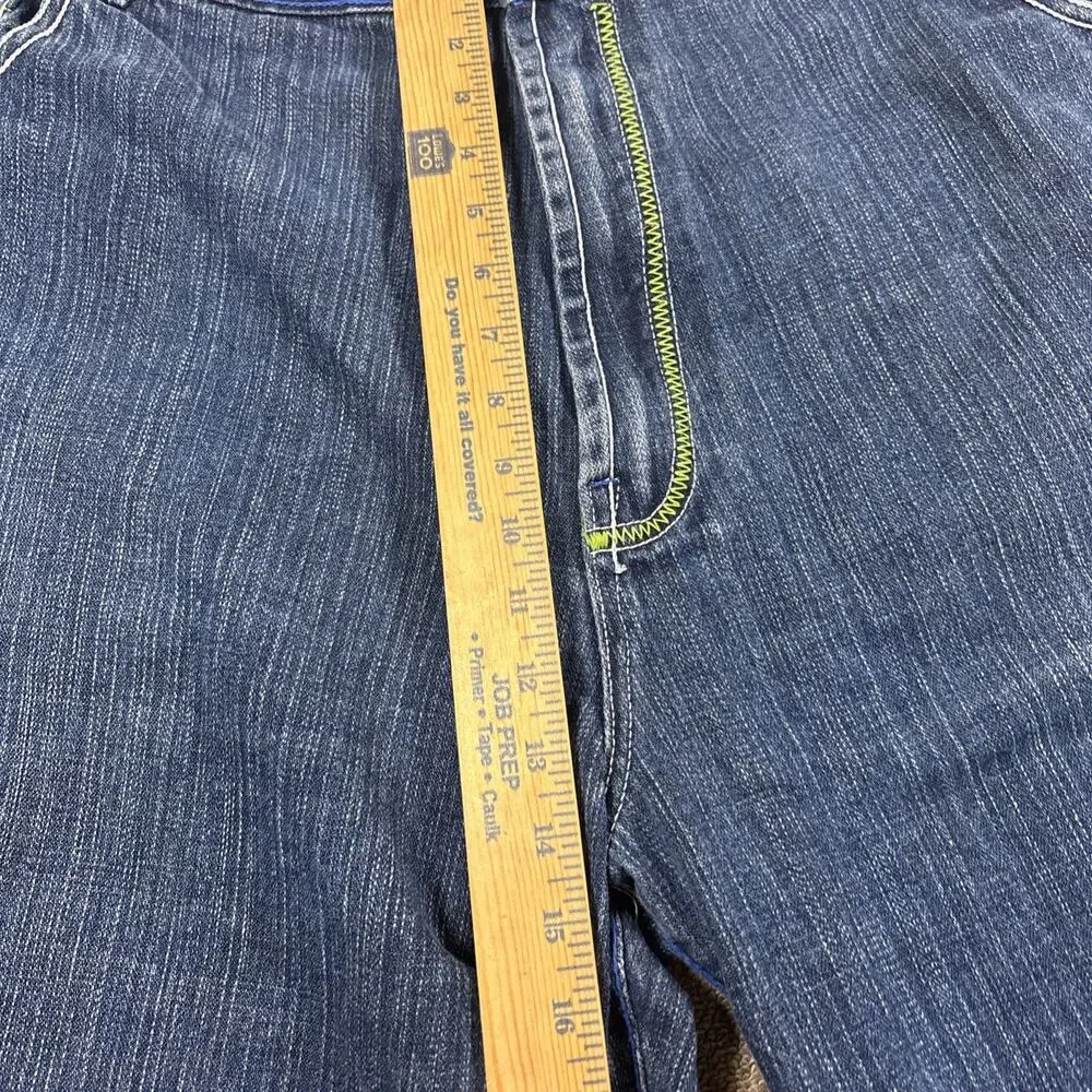 Y2K Men’s Evolution In Design Denim Shorts Jorts Size 50 Big & Tall Blue